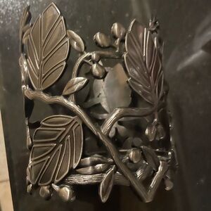 Bath & Body Works Slatkin & Co Bronze Leaf Candle Holder